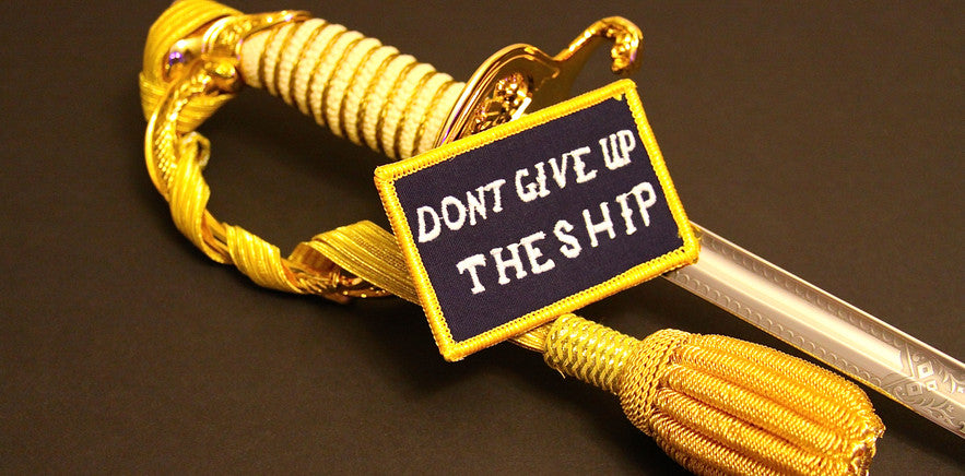 Dont Give Up The Ship Battle Flag Morale Patch